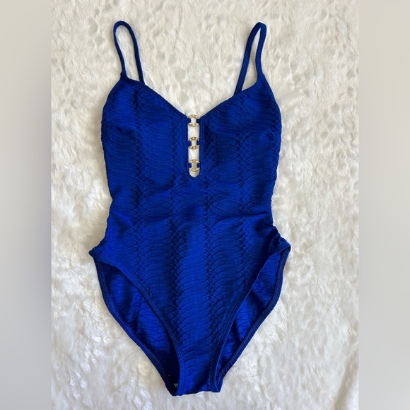 ROYAL BLUE ONE PIECE main image 0